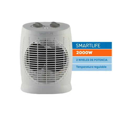 ¡¡OFERTA EXCLUSIVA!! Caloventor Smartlife 2000W SL-CAV2000GPN
