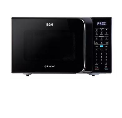 ¡SUPER OFERTA HASTA AGOTAR STOCK! Microondas Bgh B223DN20 Eco Digital 23L 800w 220v Negro