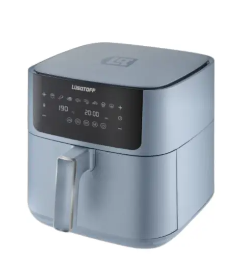 ¡¡OFERTA HASTA AGOTAR STOCK!! Freidora de aire LQ-FA002 digital 9,5L 1800W celeste Lusqtooff