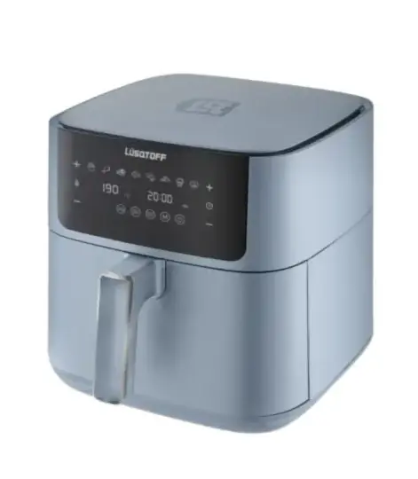 ¡¡OFERTA HASTA AGOTAR STOCK!! Freidora de aire LQ-FA002 digital 9,5L 1800W celeste Lusqtooff