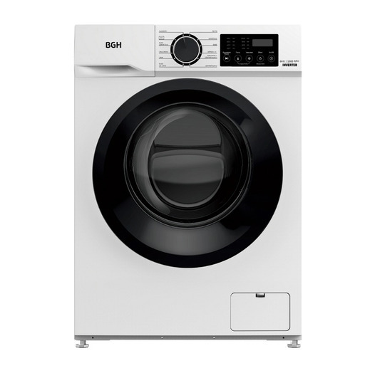Lavarropas BGH Inverter Carga Frontal 6kg Bwfe06w24ar