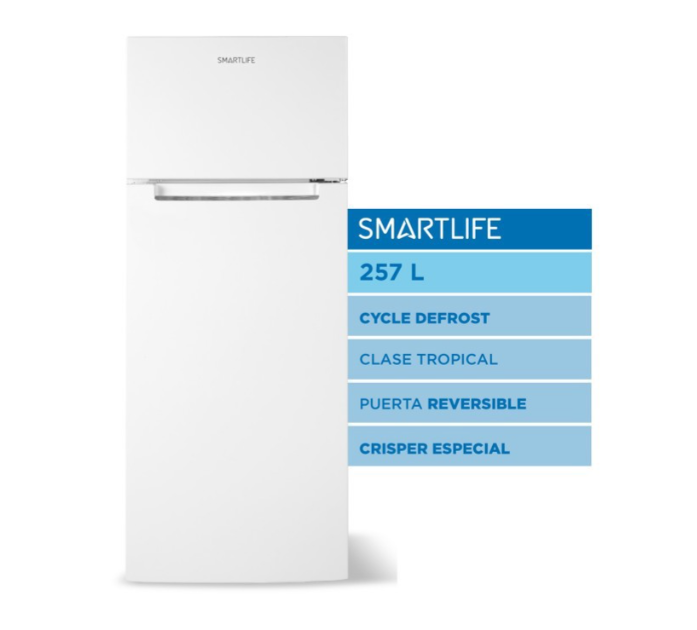 Heladera Smartlife Rfh260wh 257L Blanca - SMARTLIFE