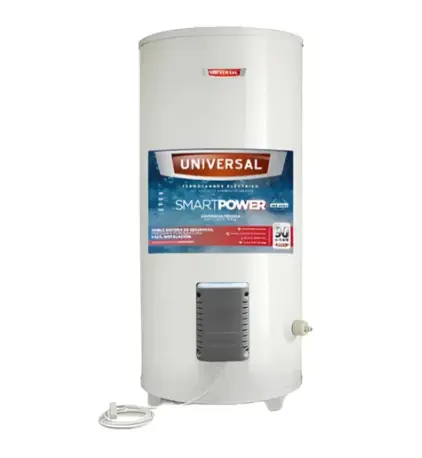 Termotanque Universal 90 Litros Eléctrico Color Blanco