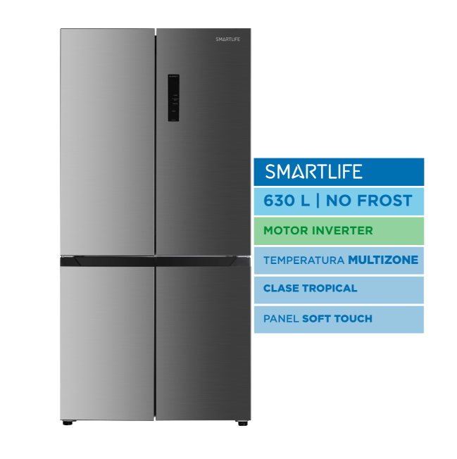 Heladera Multidoor Smartlife No Frost Digital INV. Inox 630L OUTLET
