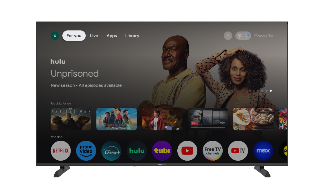 Smart TV 55 Pulgadas Google Tv 4k