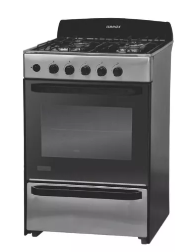 Cocina MULTIGAS Acero - LLANOS 56CM