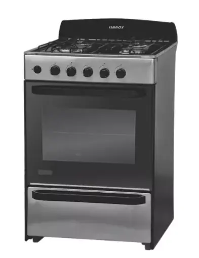 Cocina MULTIGAS Acero - LLANOS 56CM