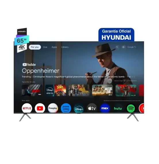 Smart Tv Hyundai 65 Qled 4k Uhd Android Tv PRIMERA