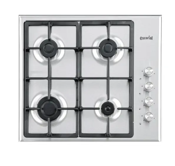 Anafe Escorial a gas 60cm acero inox