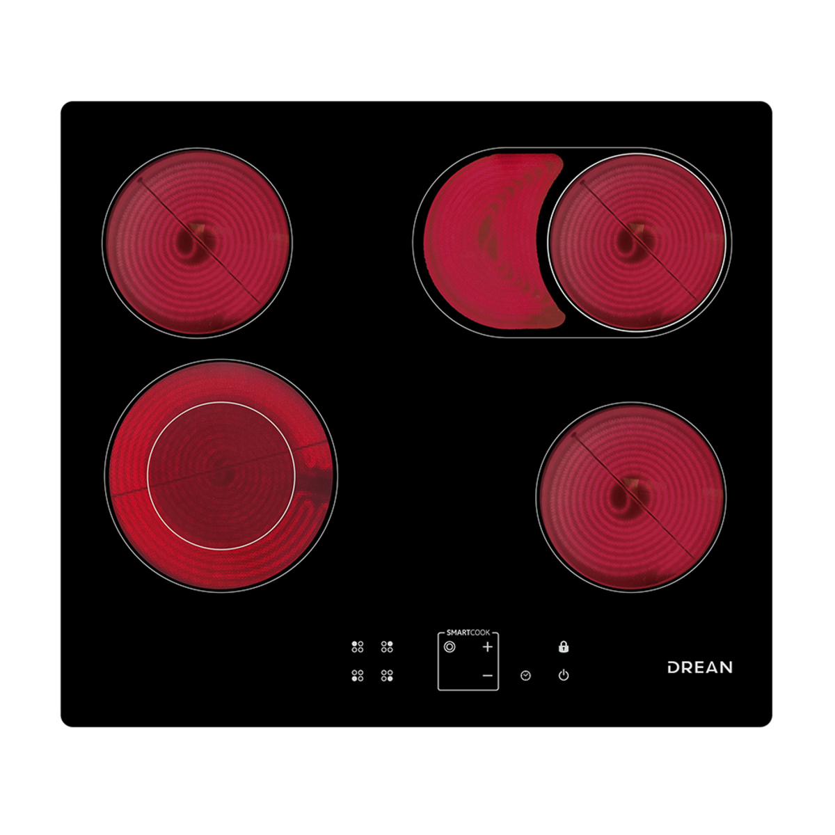 ¡Gran Barata! Anafe Eléctrico Vitrocerámico 60 cm Negro Drean - AEDR60CNV outlet