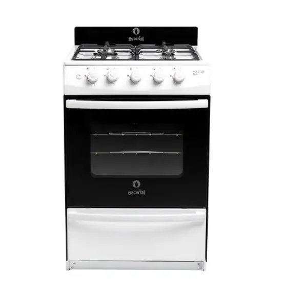 Cocina Escorial Master Style MASST56B Multigas 56CM Blanco