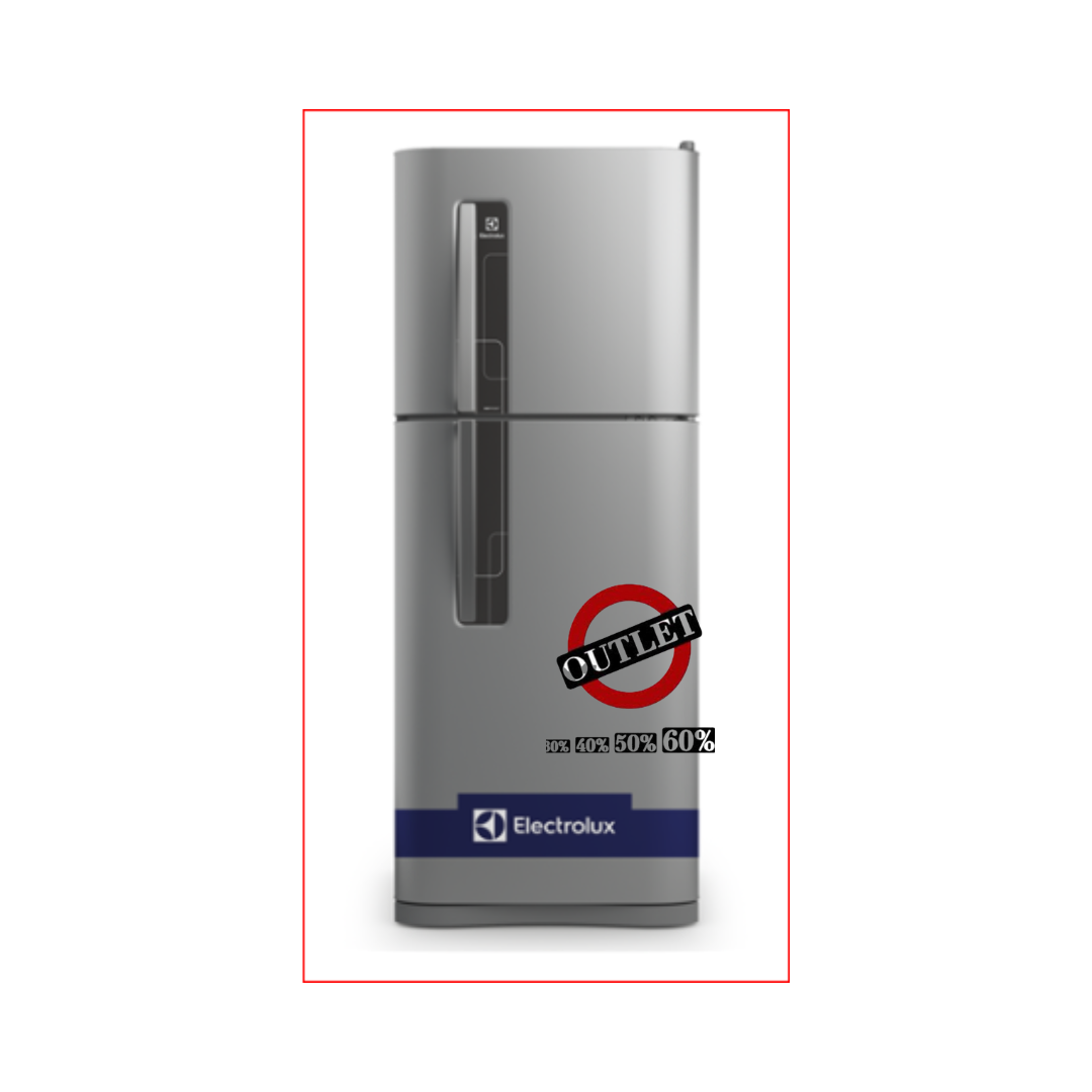 Heladera NO FROST Electrolux DFN3500 Acero OUTLET
