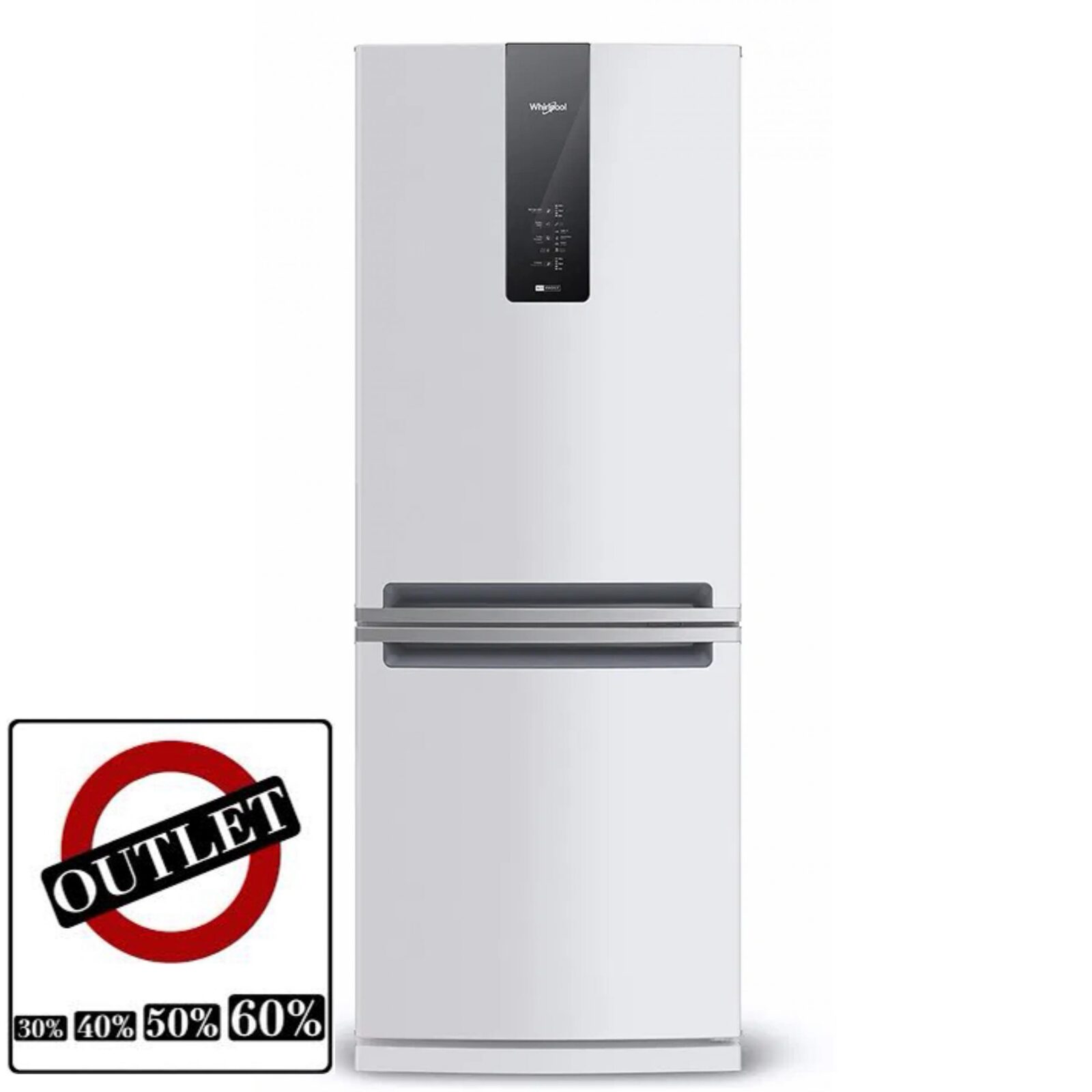 Heladera Whirlpool No Frost 443 Lts - WRE57D2 BLANCA OUTLET