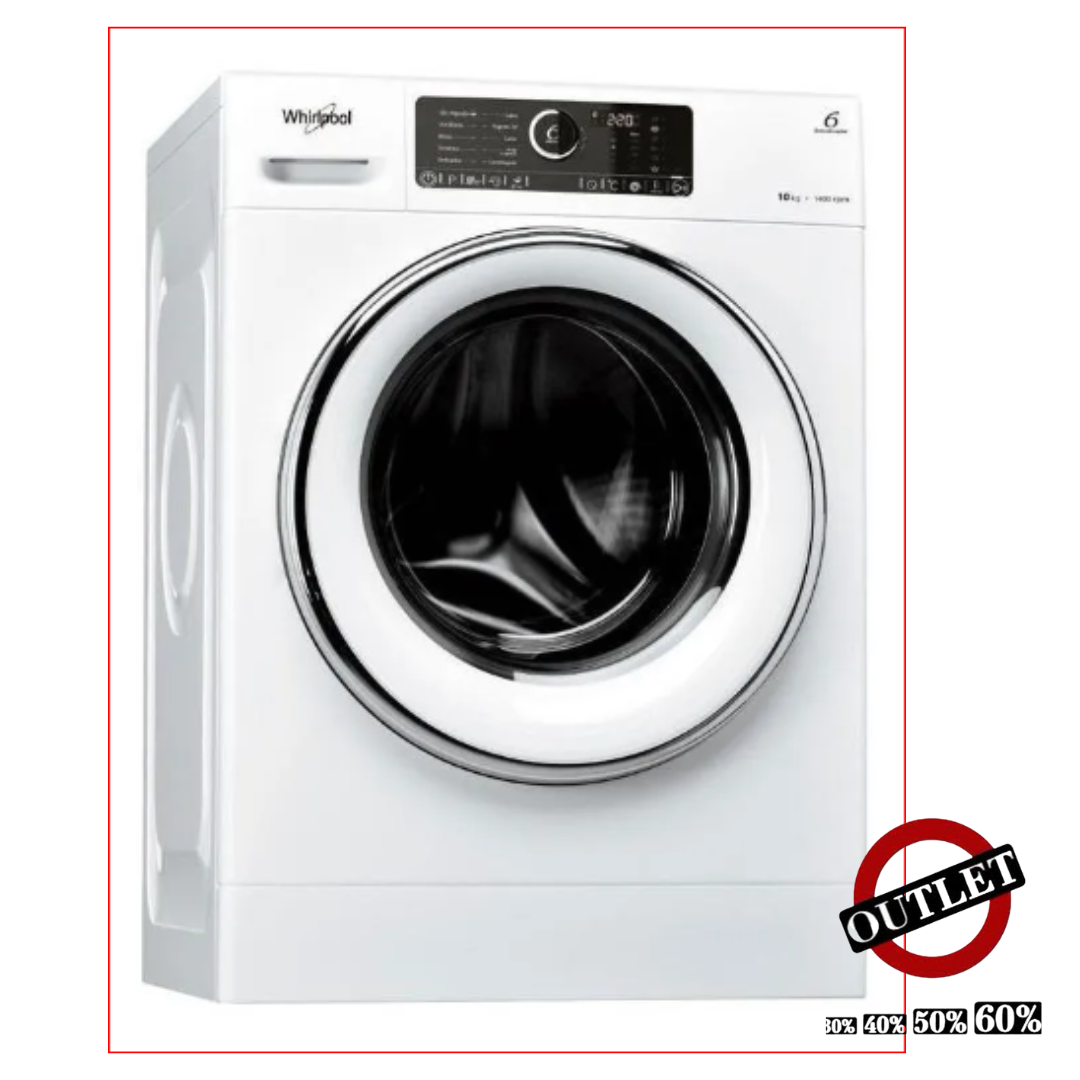 Lavarropas automático Whirlpool Supreme Care WLCF10 inverter blanco 10kg 220 V OUTLET
