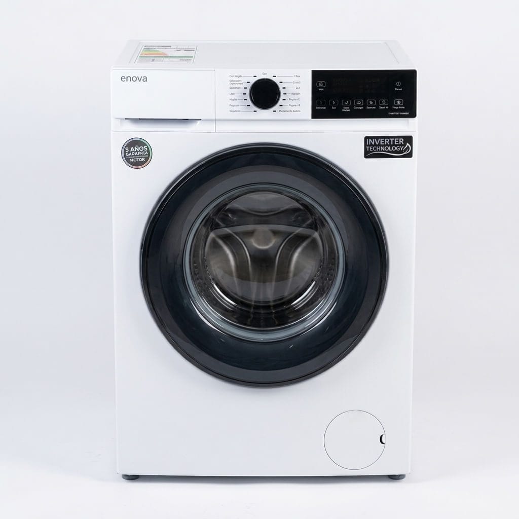Lavarropas Enova Inverter Carga Frontal 6,5 Kg 1200 Rpm Blanco