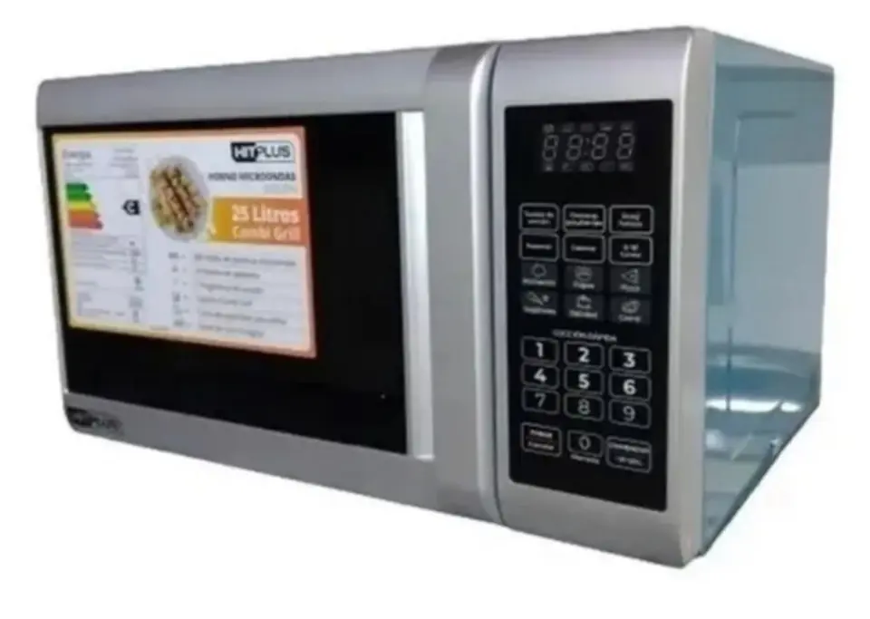 Microondas Hitplus 25 litros acero con grill