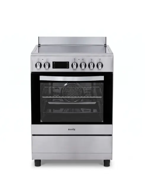Cocina Escorial Eléctrica Vitrocerámica 60cm inox