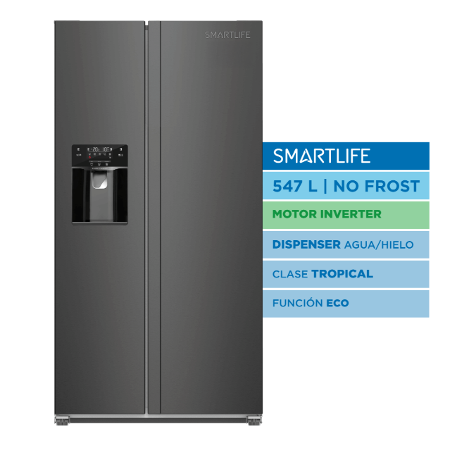 Heladera Side by Side Smartlife No Frost Digit Inverter 547L OUTLET