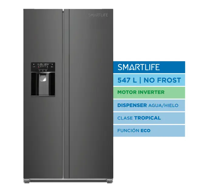 Heladera Side by Side Smartlife No Frost Digit Inverter 547L OUTLET
