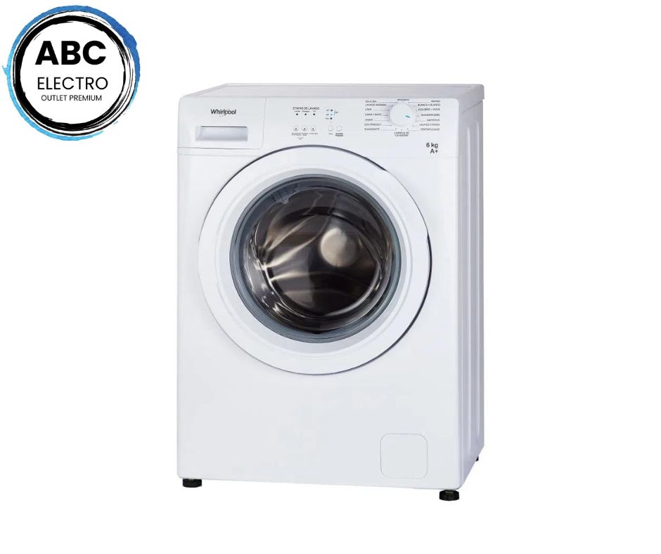 Lavarropas Whirlpool carga frontal 6 KG 800 RPM - WNQ06AB OUTLET