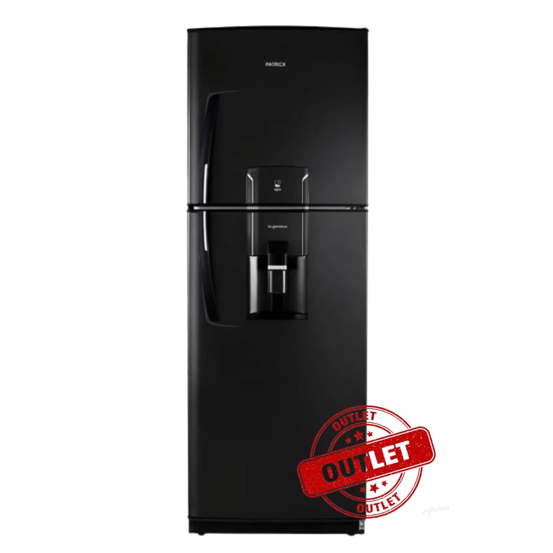 HELADERA PATRICK HPK 151 NEGRA OUTLET