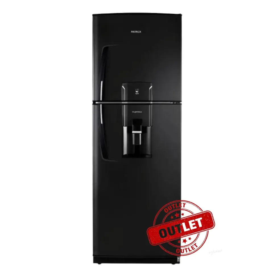 HELADERA PATRICK HPK 151 NEGRA OUTLET