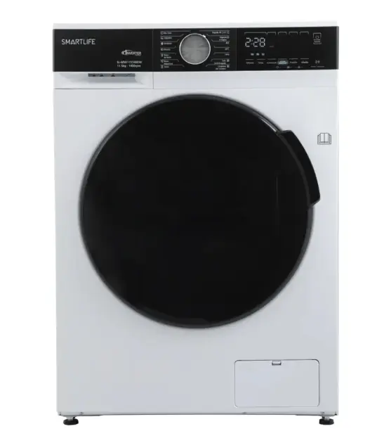 Lavarropas Smartlife Sl-wmi1151400w Inverter 11.5kg Blanco
