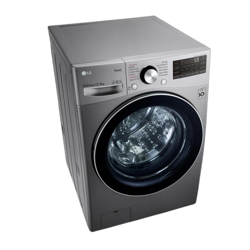 Lavasecarropas LG WD15EGNTSPG 15 + 8 KG INVERTER ACERO PRIMERA