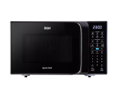 ¡OFERTA HASTA AGOTAR STOCK! Microondas Grill BGH B228DN20 negro 28L 220V
