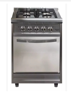 COCINA USMAN MIRROR 600 ACERO 60CM MULTIGAS