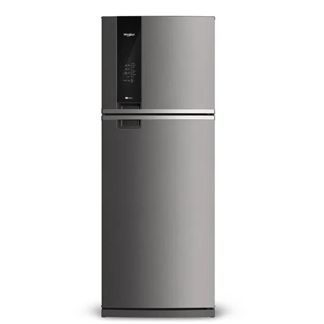 Heladera no frost Whirlpool WRM56K2 inox con freezer 462L 220V