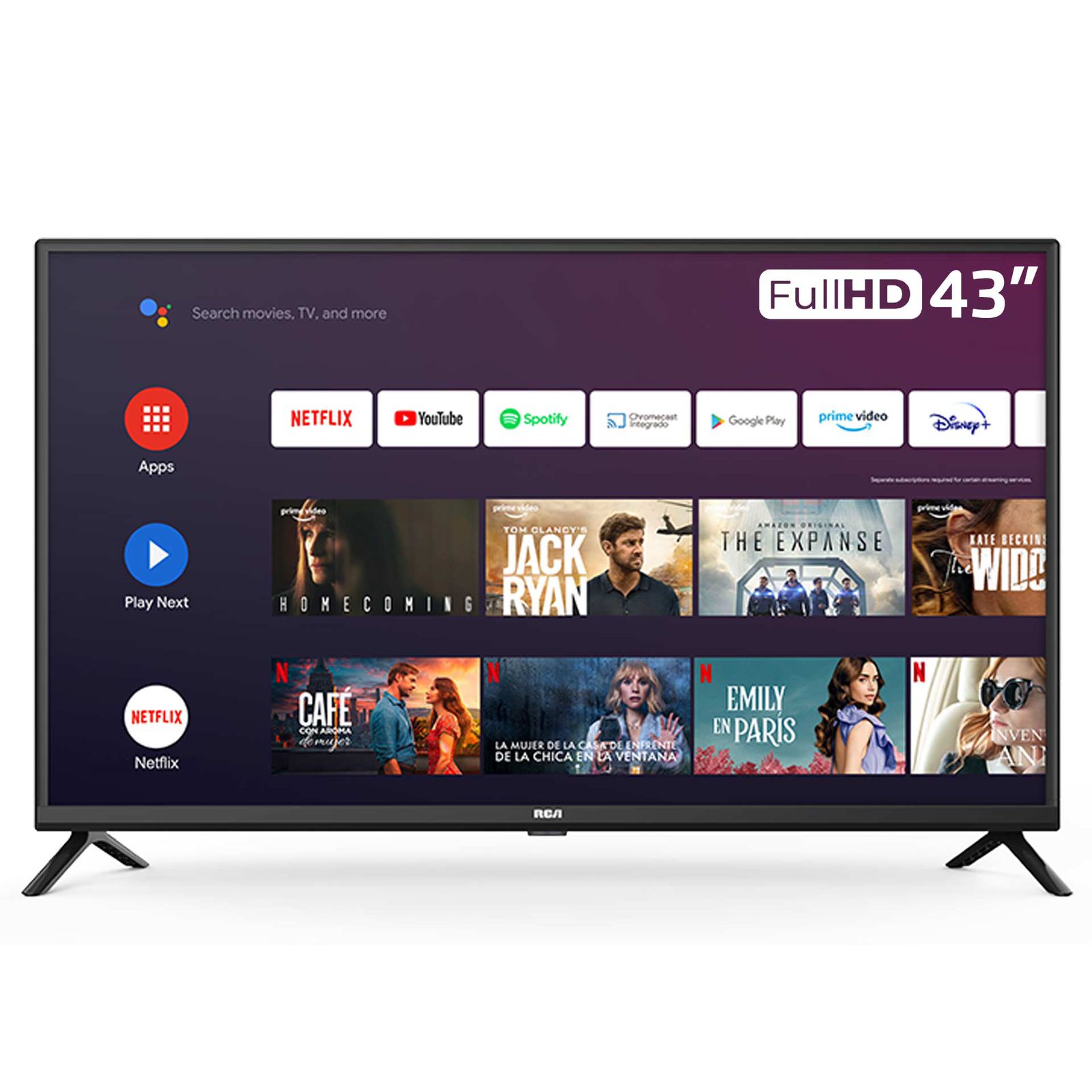 SMART TV RCA 43" ANDROID TV FULL HD R43AND