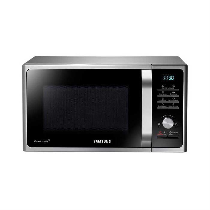 MICROONDAS GRILL SAMSUNG MG23F3K3TA SILVER 23L 220V