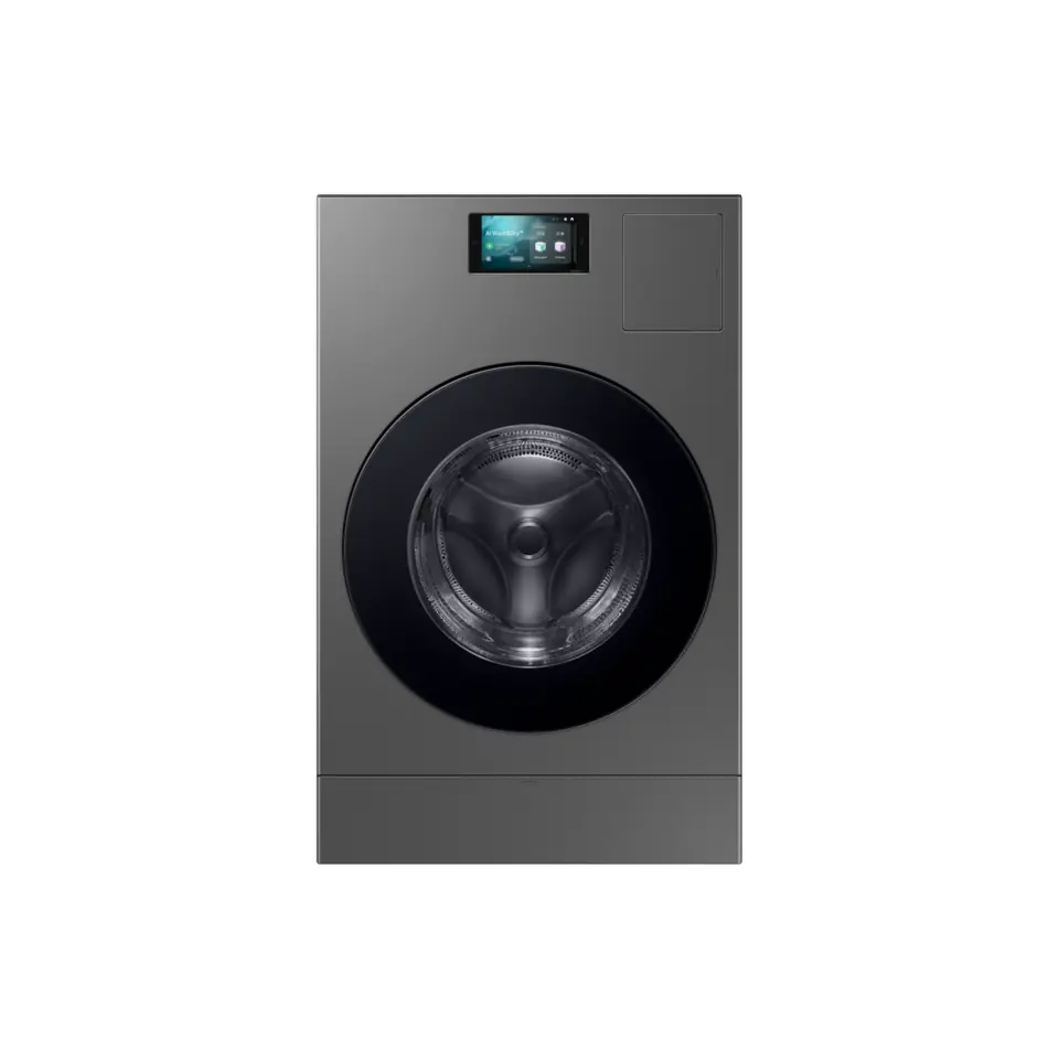 Lavasecarropas SAMSUNG  22kg + 15kg Carga Frontal GRIS Bespoke AI Secado por bomba de calor - WD22DB8995BZBG