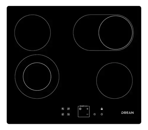 ANAFE DREAN VITROCERAMICO EMPOTRE 60 CM NEGRO ELECTRICO - PRIMERA