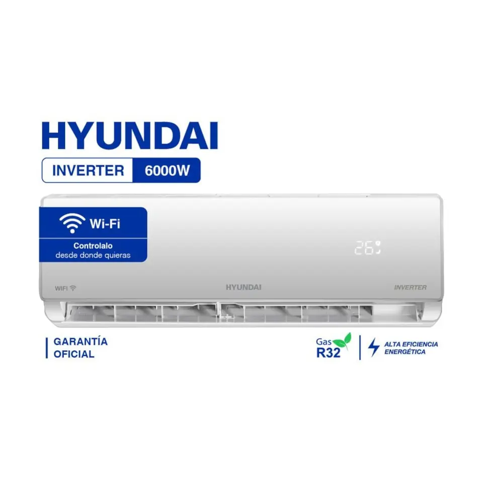 Aire Acondicionado HYUNDAI con Wi-Fi 6000W F/C Inverter - HY11INV-6000FCW