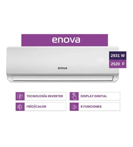 AIRE ACONDICIONADO ENOVA INVERTER 2931W F/C PRIMERA