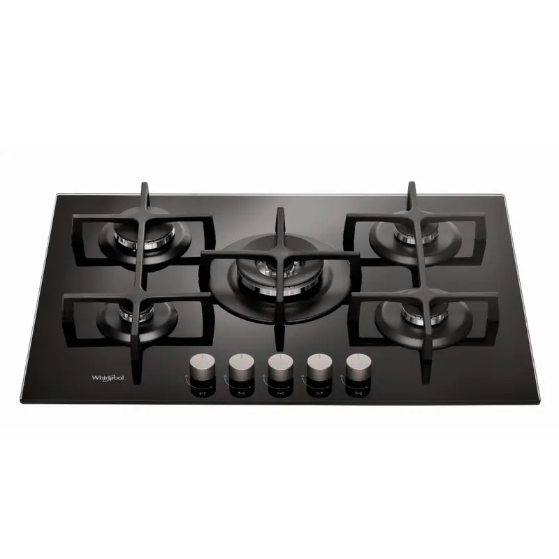 ANAFE WHIRLPOOL EMPOTRABLE A GAS GOA 7523 NEGRO 220V - OUTLET