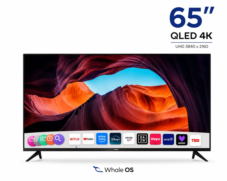 Smart Tv Kanji 65" 4K UHD Qled Whale OS