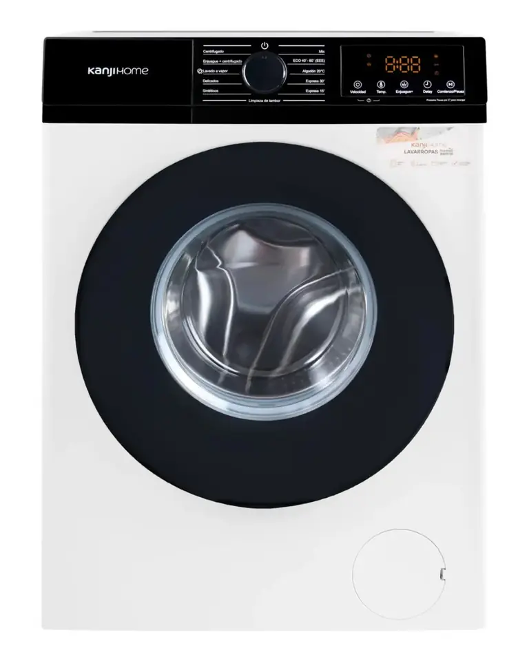 Lavarropa Kanji Home 6kg Inverter Kjh-wmcfwt Blanco primera