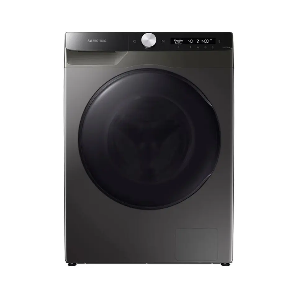 Lavasecarropas SAMSUNG 9.5kg + 6kg Carga Frontal INOX AI Control - WD95T504DBX