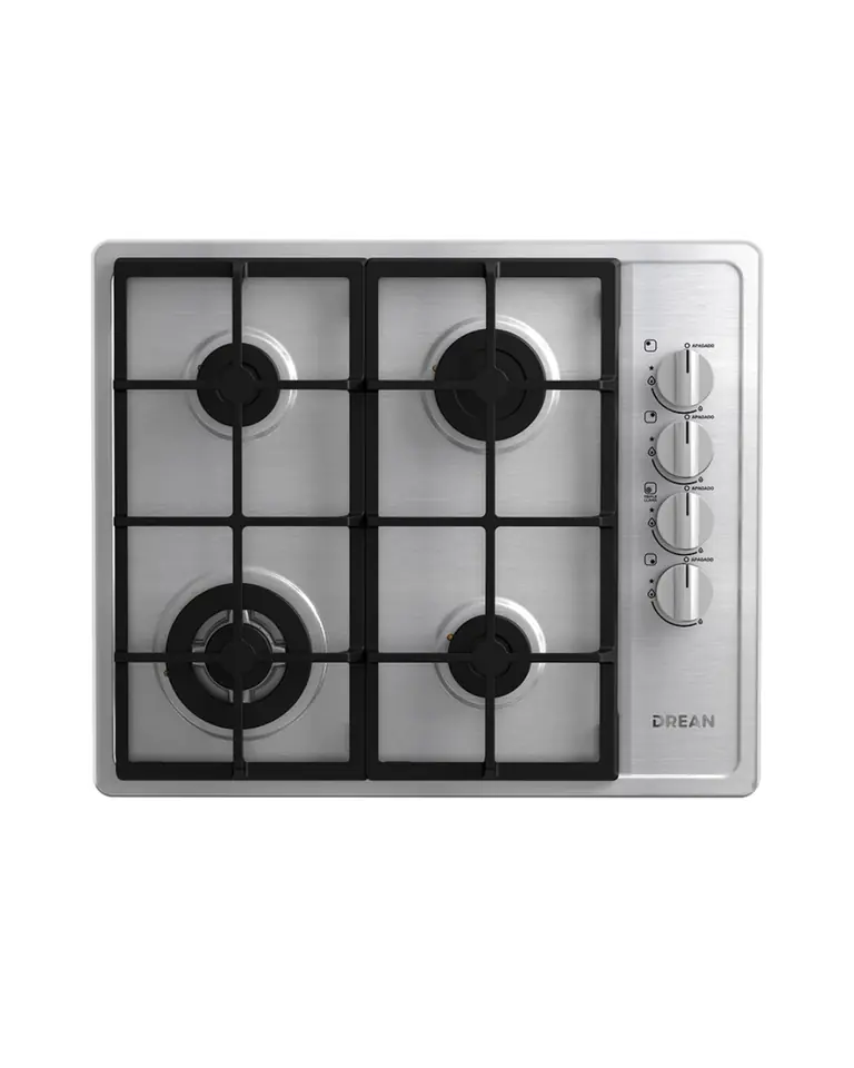 ANAFE DREAN A GAS 60CM ACERO - PRIMERA