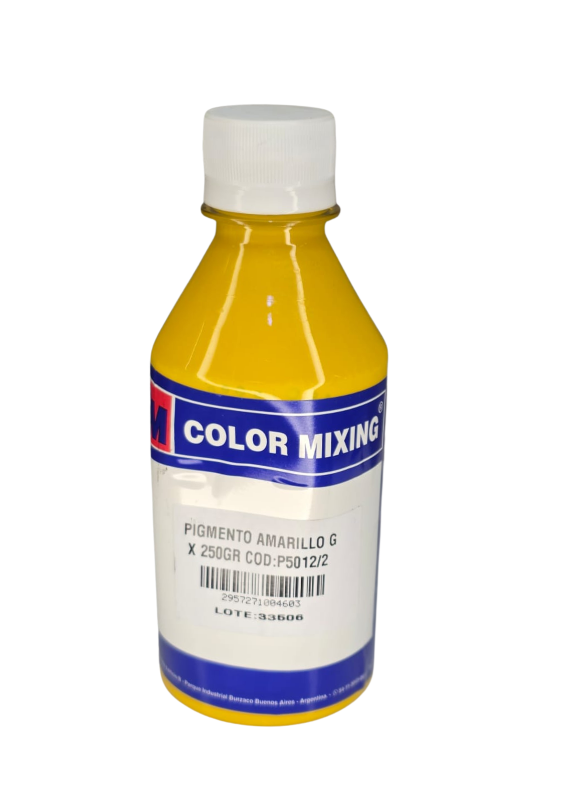 Pigmento Color AMARILLO de 250cc