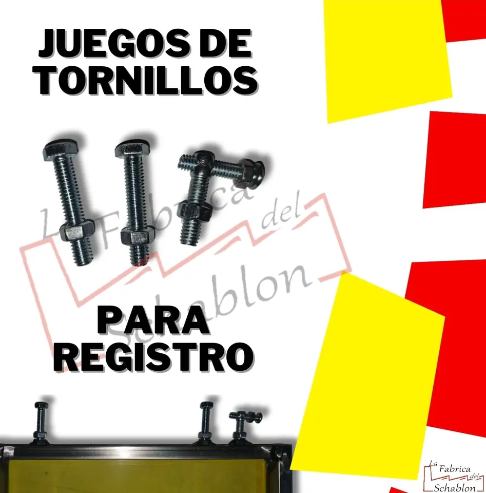 Juego Completo de Tornillos de Registro