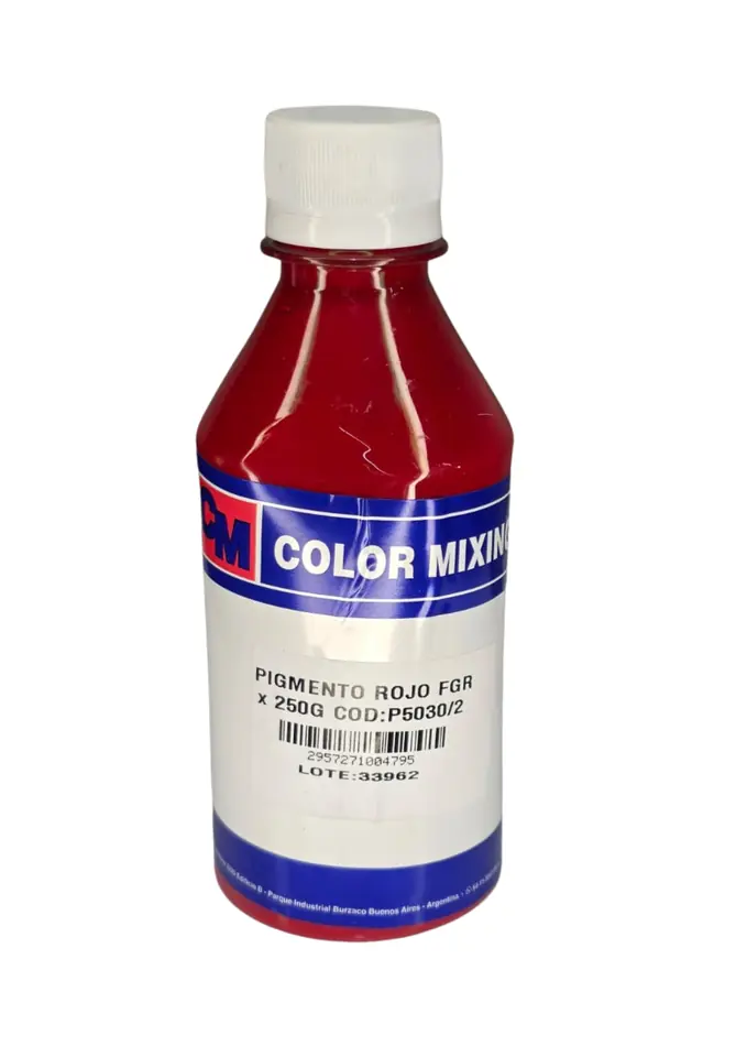 Pigmento Color ROJO de 250cc