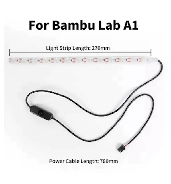 Luz Led para impresoras bambu lab A1