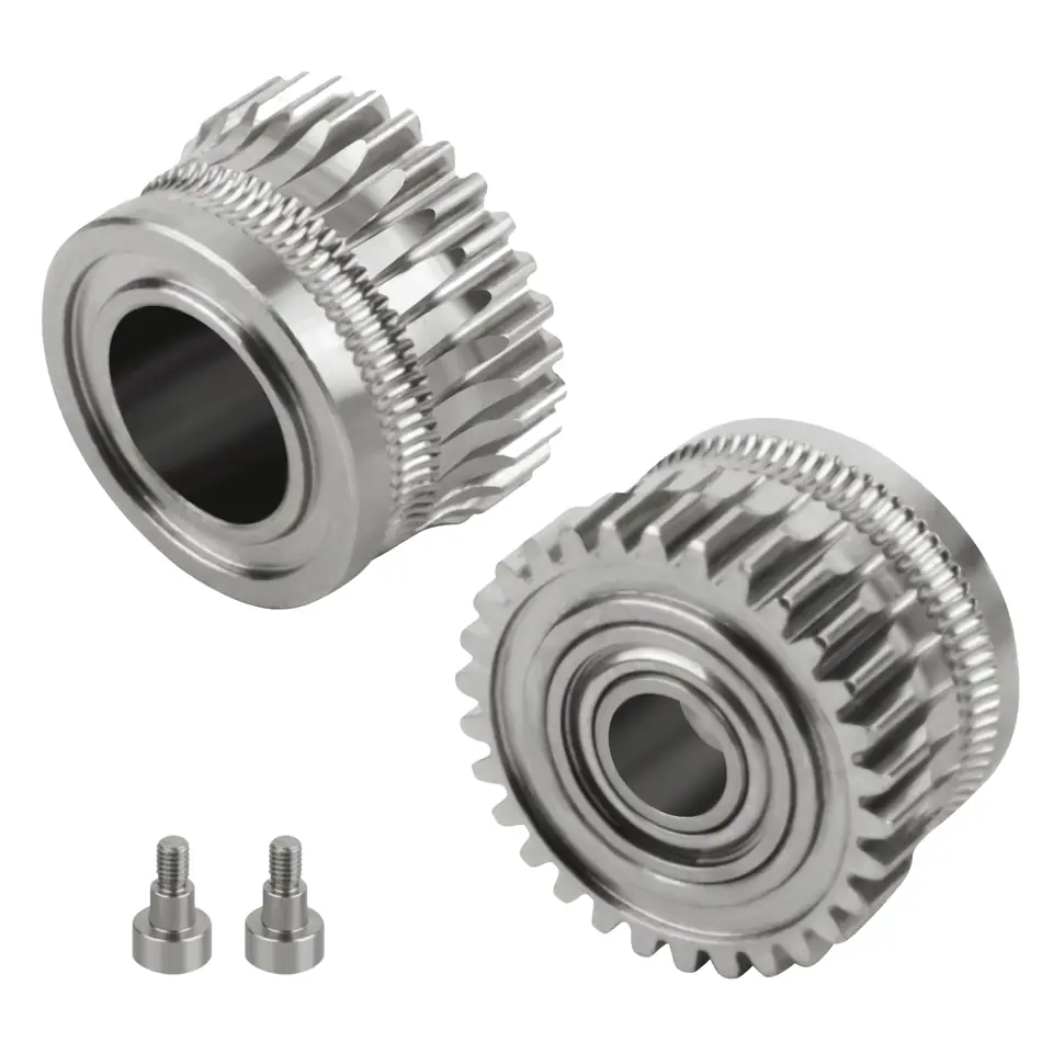 Engranajes metálicos para extrusor crealty  compatible con k1, k1c, ender3  v3