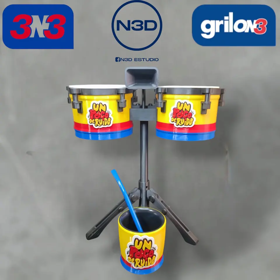 Kit de mate en forma de timbal