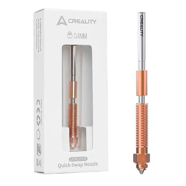 Boquilla Original Creality  Unicorn 0,4 mm para Ender 3 V3/Plus, K1 SE y K1 K1c