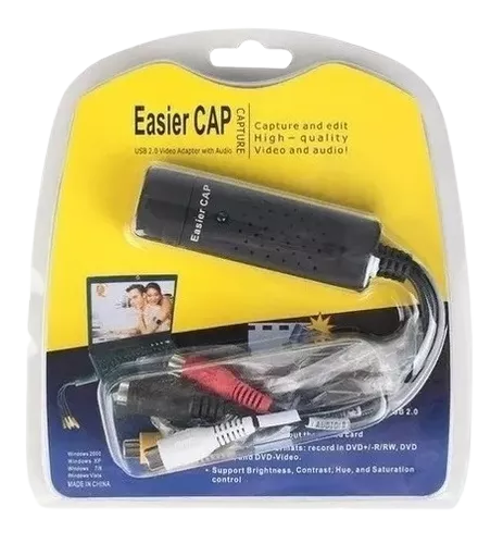 CAPTURADORA DE AUDIO Y VIDEO EASY CAP 4 CANALES